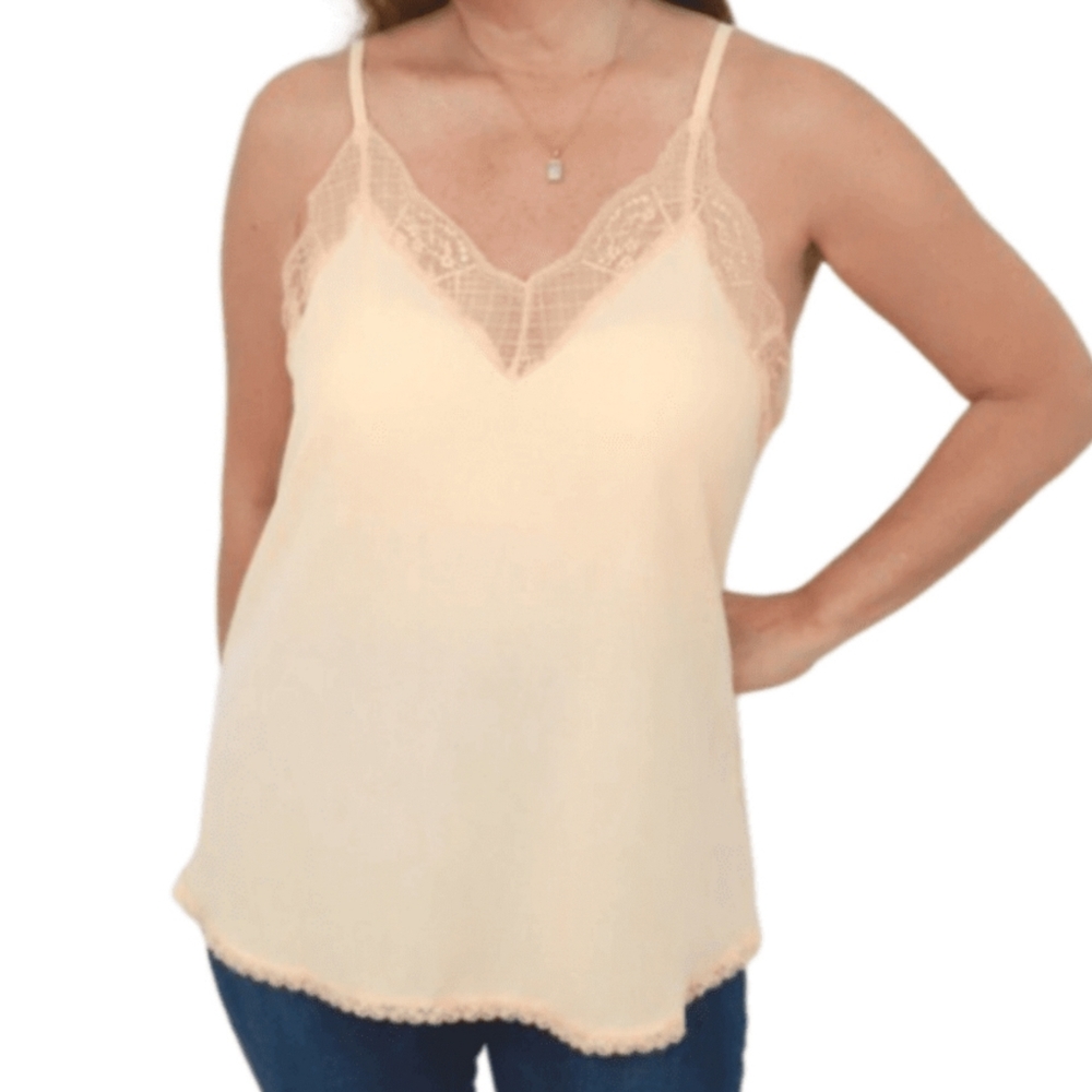 Sizes S,M,L,XL Lace Cami Tank Top
